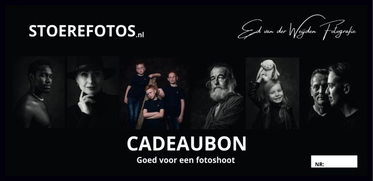 cadeaubon voor een fotoshoot